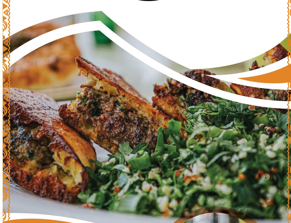 Grilled chicken and tabbouleh from a catering spread